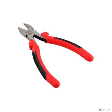FIT IT Бокорезы "Стандарт", красно-черные пластиковые ручки, полированная сталь 165 мм [48016]