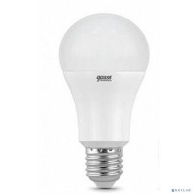 GAUSS 23212 Светодиодная лампа LED Elementary A60 12W E27 1130lm 3000K 1/10/50 0