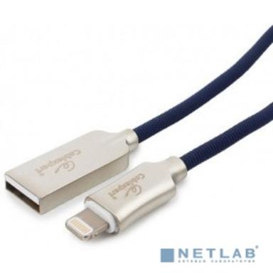 Cablexpert Кабель для Apple CC-P-APUSB02Bl-1.8M MFI, AM/Lightning, серия Platinum, длина 1.8м, синий, блистер