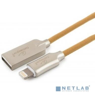 Cablexpert Кабель для Apple CC-P-APUSB02Gd-1.8M MFI, AM/Lightning, серия Platinum, длина 1.8м, золотой, блистер