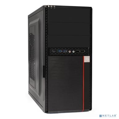 Exegate EX277437RUS Корпус Minitower MA-371X Black, mATX <UN500, 120mm> 2*USB+2*USB3.0, Audio