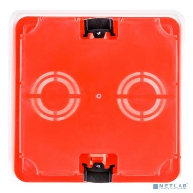 Iek UKG11-092-092-045-P Коробка КМ41022 распаячная 92х92 x 45мм для полых стен (с саморезами, пластиковые лапки, с крышкой )