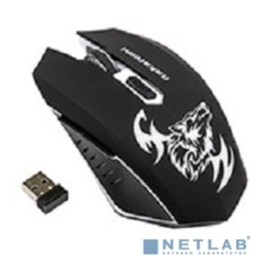 Мышь MROG-15U Nakatomi Gaming RF 2.4G Optical - игровая, 6 кнопок+ролик, USB     