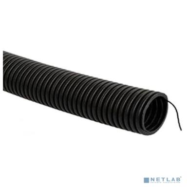 Rexant (28-0020-3) Труба гофрированная из ПНД безгалогенная HF, с зондом, 20мм, черная (бухта 100 м/уп)