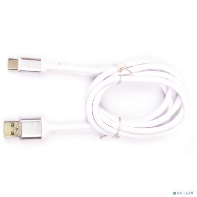 Harper Силиконовый Кабель для зарядки и синхронизации USB - USB type-C , SCH-730 white (1м, способны заряжать устройства до 2х ампер)