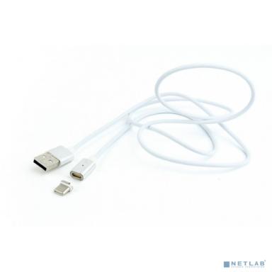 Cablexpert Кабель магнитный USB 2.0 CC-USB2-AMUCMM-1M, AM/TypeC, 1м, алюминиевые разъемы, коробка