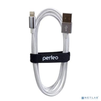 PERFEO Кабель для iPhone, USB - 8 PIN (Lightning), белый, длина 3 м. (I4302)