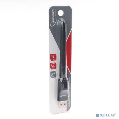 Gembird Сетевой адаптер WiFi 150 Мбит, USB, 802.11b/g/n (WNP-UA-006)
