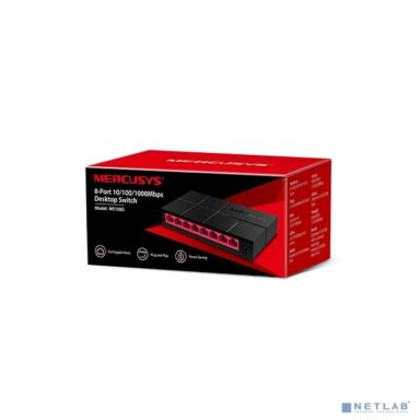 Mercusys MS108G Настольный коммутатор с 8 портами 10/100/1000 Мбит/с
