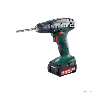 Metabo BS 14.4 Безударная дрель-шуруповерт [602206550] {14.4В, 2х1.5Ач LiIon,патрон 10мм,SC60, вес 1.2 кг }