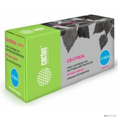 CACTUS CF363A Тонер Картридж CS-CF363A для HP CLJ M552dn/M553dn/M553N/M553x (5000стр.), пурпурный