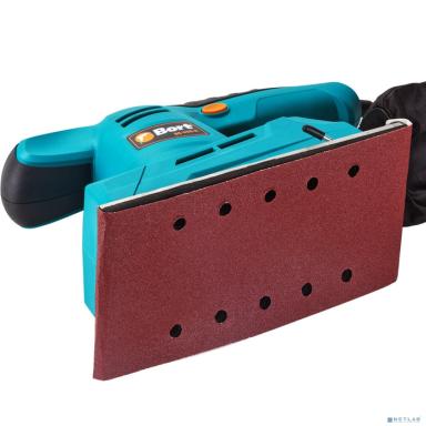 Bort Машина шлифовальная вибрационная BS-450-R {400 Вт; 7000...12000 об/мин; 2,3 кг; 230 В; 60 Гц; набор аксессуаров 3 шт; гарантия 2 г} [93410105]