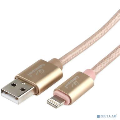 Cablexpert Кабель для Apple CC-U-APUSB02Gd-3M AM/Lightning, серия Ultra, длина 3м, золотой, блистер				
