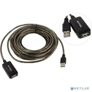 Telecom Кабель USB2.0-repeater, удлинительный активный <Am-->Af> 10м <TUS7049-10M> [6926123512029]