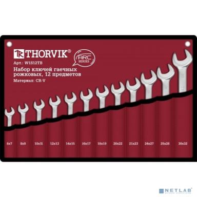 Thorvik W1S12TB Набор ключей гаечных рожковых серии ARC в сумке, 6-32 мм, 12 предметов
