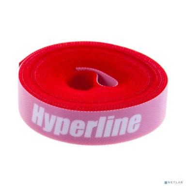Hyperline WASNR-5x25-RD Лента (липучка) в рулоне, ширина 25 мм, длина 5 м, красная