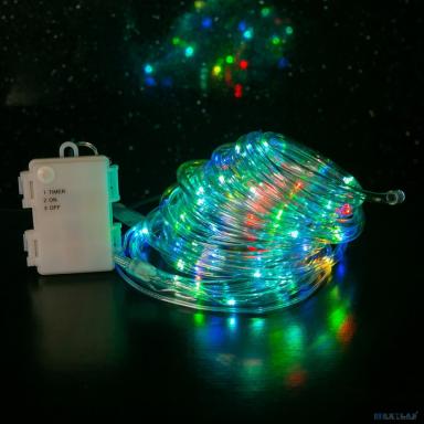 СТАРТ (4670042081457) СТАРТ НГ 80LED RGB 3АА 8 реж 8м шнур