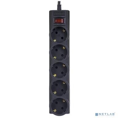 Perfeo Сетевой фильтр "POWERX", PF_A4716  (3,0м, 5 розеток, черный)