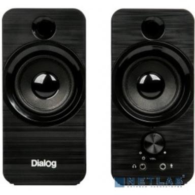 Dialog Stride AST-17UP - акустические колонки 2.0, 10W RMS, PhoneOut, Mic In, черные, питание от USB