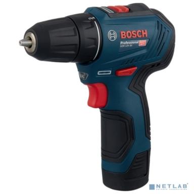 Bosch GSR 12V-30 Безударный шуруповерт [06019G9020] { 12 В, 1600 об/мин, 2х2 Ач, чемодан, 0.72 кг }