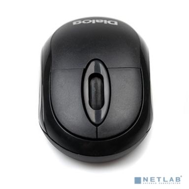 Мышь MROC-10U Dialog Comfort RF 2.4G Optical - 3 кнопки + ролик прокрутки, USB, черная