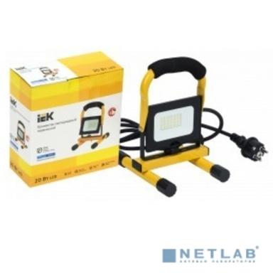 Iek LPDO603-020-65-K02 Прожектор LED СДО 06-20П переносной 6500К IP65 черный