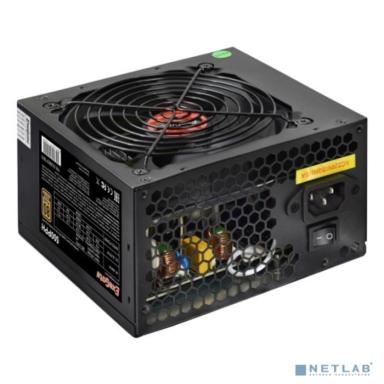 Exegate EX280577RUS-OEM Блок питания 500W Exegate 500PPH-OEM, 80+Bronze, ATX, black, APFC, 12cm, 24p, (4+4)p, 5*SATA, 3*IDE