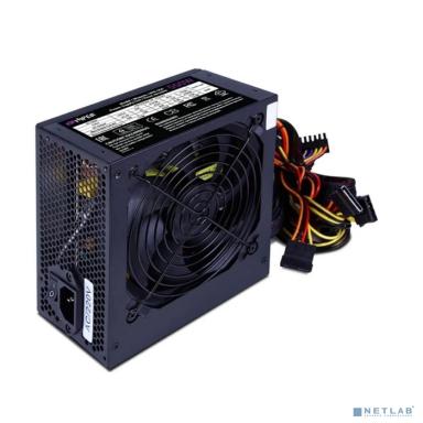 HIPER Блок питания HPB-550RGB (ATX 2.31, 550W, ActivePFC, RGB 140mm fan, Black) BOX