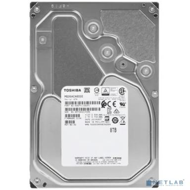 8TB Toshiba HDD Server (MG06ACA800E) {SATA-III, 7200 rpm, 256Mb buffer, 3.5"} (clean pulled)