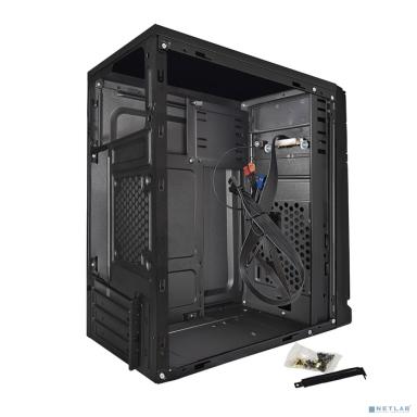 Exegate EX283057RUS Корпус Minitower ExeGate BAA-106 Black, mATX, <AAA350, 80mm>, 2*USB, Audio