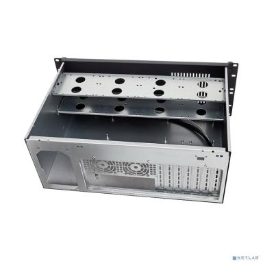 Exegate EX281235RUS Серверный корпус ExeGate Pro 4U300-08 <RM 19",  высота 4U, глубина 300, без БП, USB>
