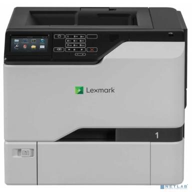 Принтер лазерный Lexmark CS725de белый, лазерный, A4, цветной, ч.б. 47 стр/мин, цвет 47 стр/мин, печать 1200x1200, лоток 550+100 листов, USB, Wi-Fi, NFC, двусторонний автоподатчик, сеть