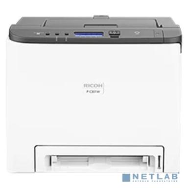 Ricoh P C301W Цветной лазерный принтер, A4, 256Мб, 25стр/мин, дуплекс, PCL, PS3, LAN, WiFi, старт.картр.(1000стр), самозапуск (408335)