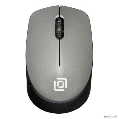 Мышь Oklick 486MW серый/черный оптическая (1000dpi) беспроводная USB (2but) {1196552}