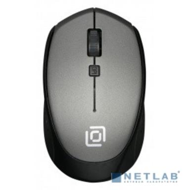 Мышь Oklick 488MW серый/черный оптическая (1600dpi) беспроводная USB (3but) {1196571}
