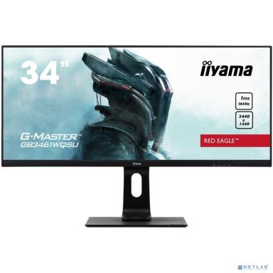 LCD IIYAMA 34" GB3461WQSU-B1  {IPS 3440x1440 350cd 178/178 1000:1 1ms D-Sub 2xHDMI 2xDisplayPort USB-Hub Height Pivot Tilt Swive}