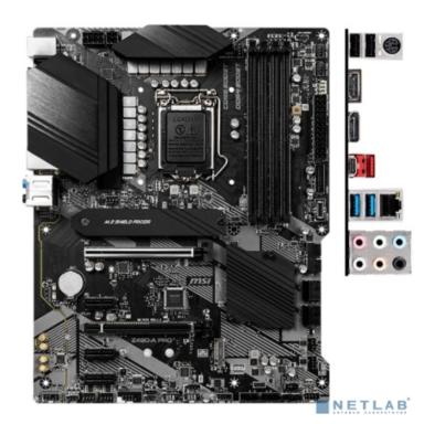MSI Z490 S1200 ATX Z490-A PRO {Soc-1200 Intel Z490 4xDDR4 ATX AC`97 8ch(7.1) 2.5Gg RAID+HDMI+DP}