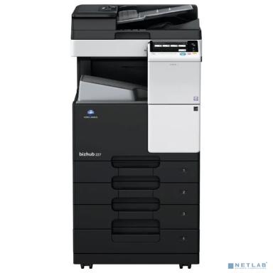 МФУ Konica-Minolta bizhub 227 монохромное, A3, 22 стр./мин., 19000стр/мес, 250GB, сеть, дуплекс, 2*500л, 2GB