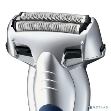 Panasonic ES-SL41-S520 Бритва сетчатая, реж.эл.:3 питан.:аккум. серебристый/синий