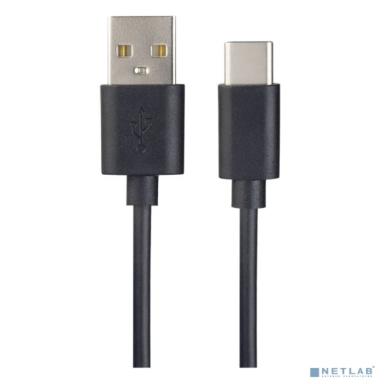PERFEO Кабель USB2.0 A вилка - USB Type-C вилка, черный, длина 1 м., бокс (U4703) 