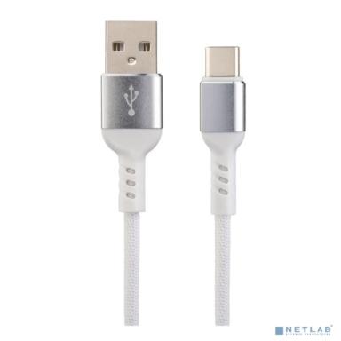 PERFEO Кабель USB2.0 A вилка - USB Type-C вилка, белый, длина 1 м., бокс (U4906)