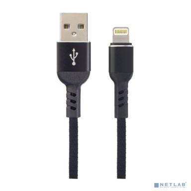 PERFEO Кабель для iPhone, USB - 8 PIN (Lightning), черный, длина 1 м., бокс (I4316)