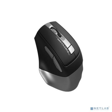 Мышь A4 Fstyler FB35 серый оптическая (2000dpi) беспроводная BT/Radio USB (6but) {1379898}