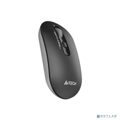 Мышь A4 Fstyler FG20 серый оптическая (2000dpi) беспроводная USB для ноутбука (4but) {1379894}
