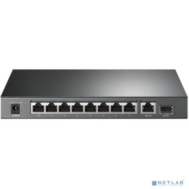 TP-Link TL-SG1210P Настольный коммутатор с 9 гигабитными портами RJ45 (8 портов PoE+) и портом SFP