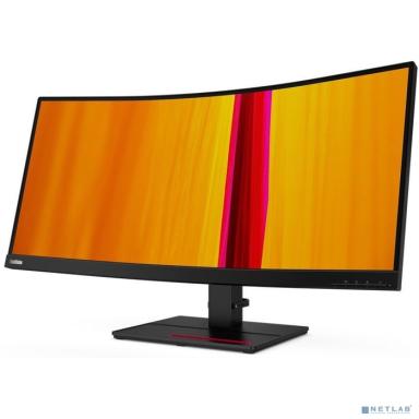 LCD Lenovo 34" T34w-20 ThinkVision черный {VA 3440x1440 60Hz 4ms 21:9 3000:1 350cd 8bit 178/178 DisplayPort1.2 HDMI2.0 4xUSB3.1 Type-C HAS Pivot VESA} [61F3GAT1EU]