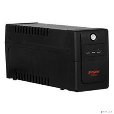 Exegate EP285555RUS ИБП ExeGate Power Back BNB-650.LED.AVR.EURO.RJ.USB <650VA/360W, LED, AVR,2 евророзетки, RJ45/11, USB, Black>