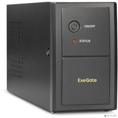 Exegate EP285475RUS ИБП ExeGate Power Back BNB-850.LED.AVR.EURO.RJ <850VA/480W, LED, AVR,2 евророзетки, RJ45/11, Black>