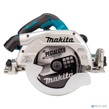 Makita DHS900Z Пила диск { акк б\щ,36В д\2-х ак 18В,Li-ion,4200\м,д-ф235мм,0-60°,рез-85мм,6.2кг,эл.торм,пл\п,б\ак,зу }