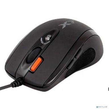 Мышь игровая A4Tech X-710MK , черный , оптическая, 2000dpi , USB, 7 кнопок